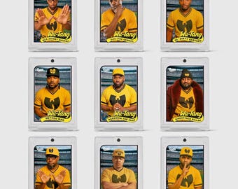 Wu-Tang Clan limited edition 9 card trading card set