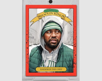 Raekwon The Chef Limited Edition Shaolin Kings Hip Hop Card Wu-Tang Clan  /20