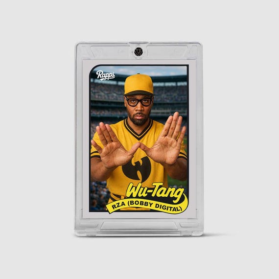 Wu-tang Clan Custom Retro Card Set | 1989 Topps Baseball Homage