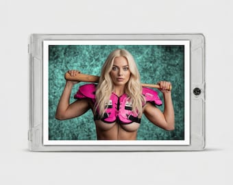 Margot Robbie Barbie Bo Jackson Shoulder Pads Homage Card Limited Edition