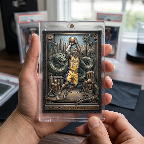 Kobe Bryant Black Mamba Downtown Holo Trading Card