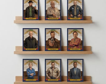 Breaking Bad Custom Cards – 9-Card Full Set or You Pick Individual Cast Cards