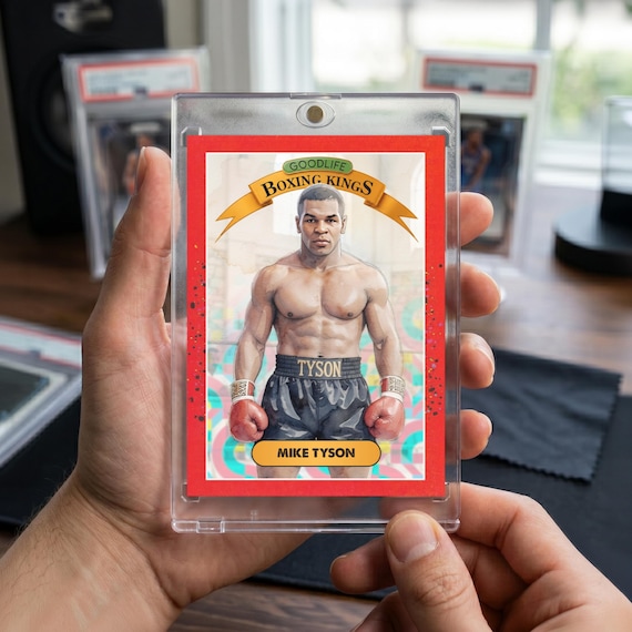 Mike Tyson Boxing Kings Custom Card: Retro Sports Art Memorabilia