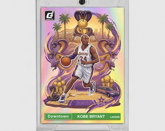 Kobe Bryant Custom Downtown Holo Trading Card Limited Edition