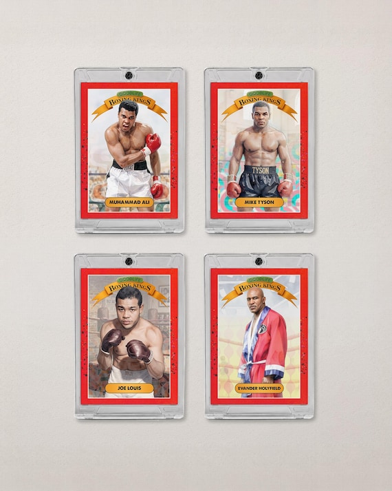 Good Life Boxing Kings Card Set | Muhammad Ali, Tyson, Louis, Holyfield Memorabilia