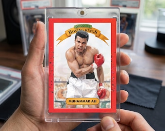 Muhammed Ali Boxing Kings Custom Card: Retro Sports Art Memorabilia