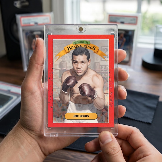 Joe Louis Boxing Kings Trading Card – Custom Retro Sports Art (Standard Size)