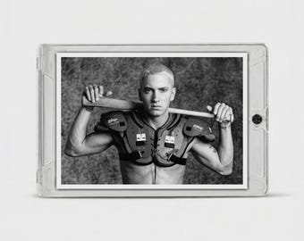 Eminem Slim Shady Bo Jackson Shoulder Pads Homage Card Pop Culture Art