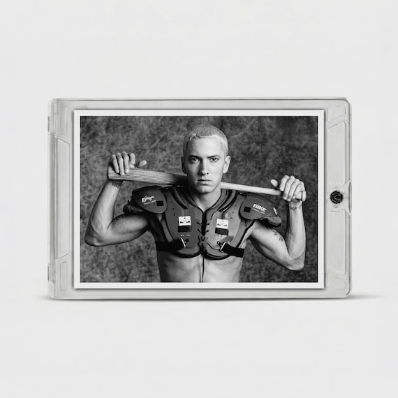 Eminem Slim Shady Bo Jackson Shoulder Pads Homage Card Pop Culture Art