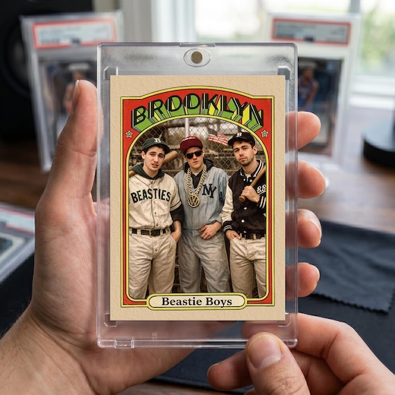 Beastie Boys Custom Card Set | 1972 Topps Inspired Hip Hop Collectible | Music Memorabilia, Gift for Fans & Collectors