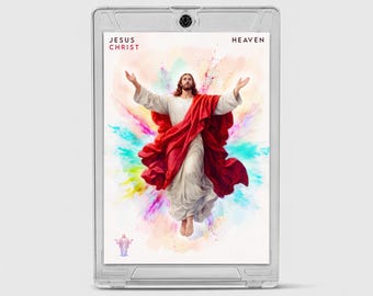 Jesus Christ Novelty Display Card | Christian Religious Memorabilia