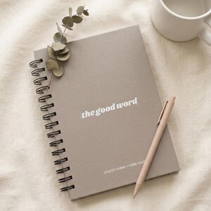 Church Notes and Bible Study Journal