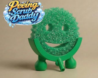 Peeing Scrub Daddy SPONGE INCLUDED