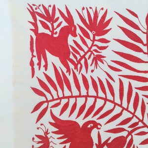 Made-to-order: Unframed Otomi Fabric Wall Art Decor Tree of - Etsy