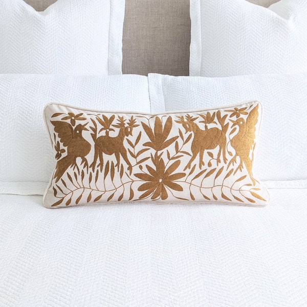 Gold Lumbar Pillow Etsy