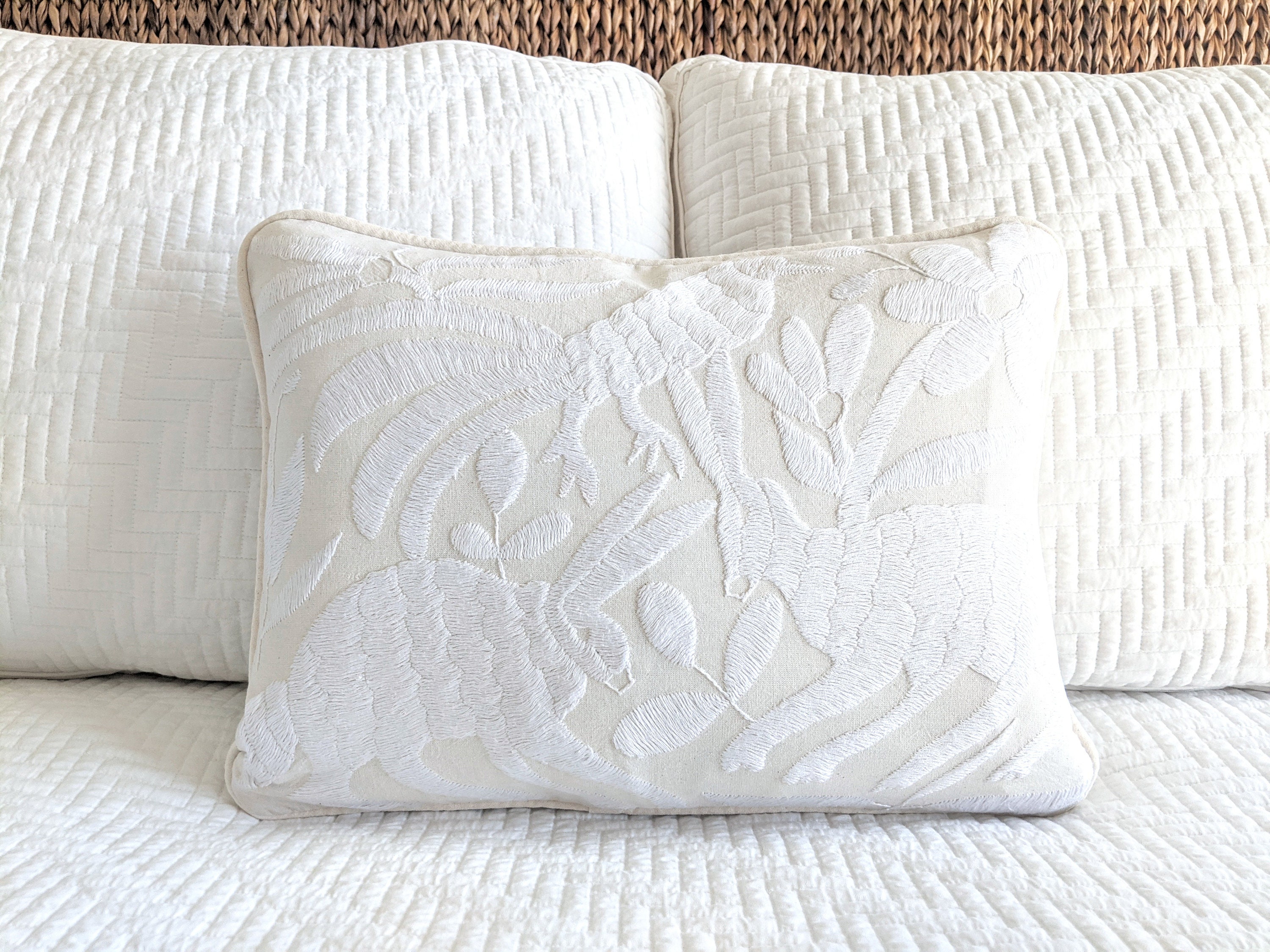 In Stock 1 Otomi Pillow Cover Throw Hand Embroidery Decorative Mexican
