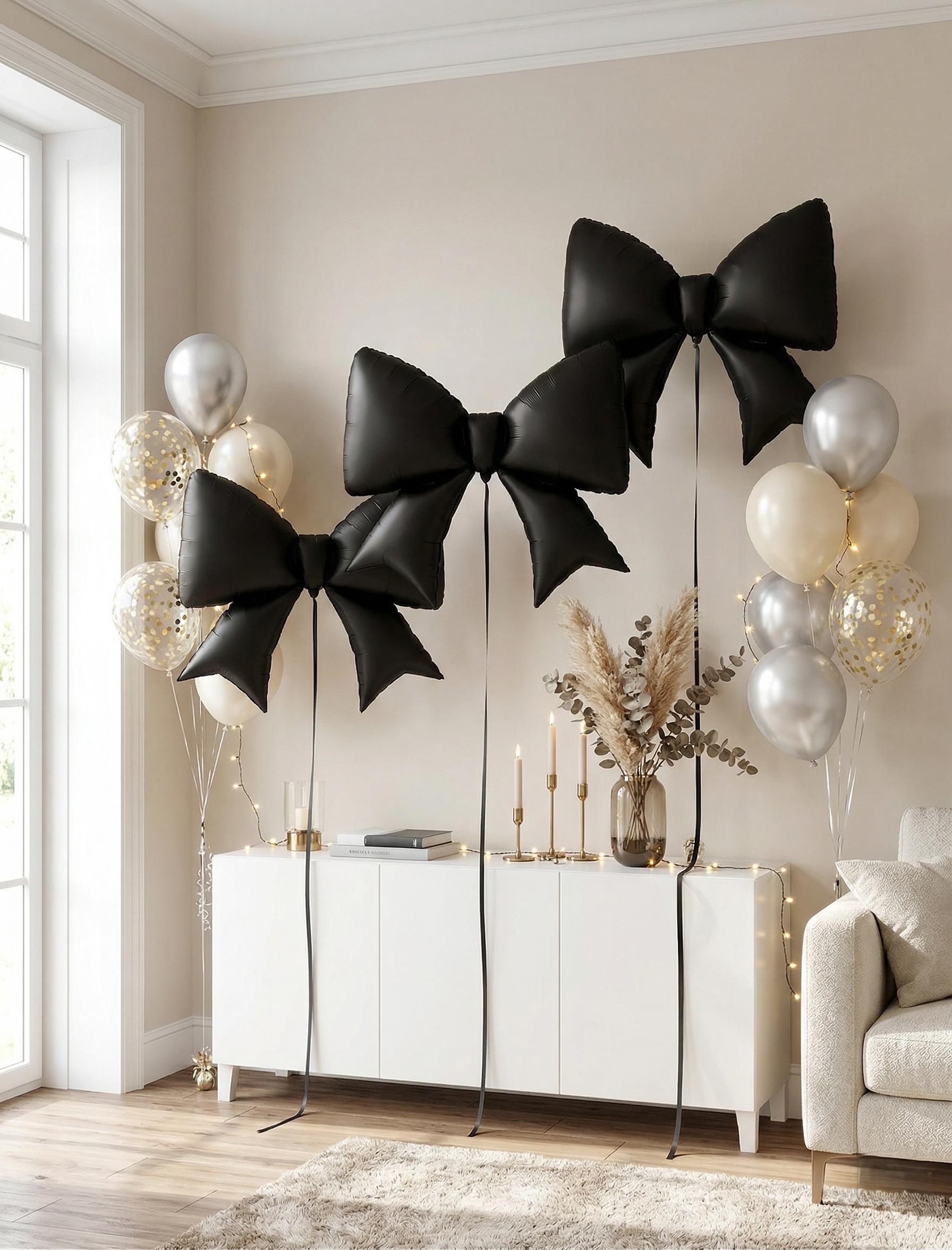 Chanel Black Bow - Etsy