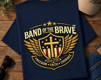 Patriotic Biker Shirt, American Flag & Cross, America 250, 1776 Freedom, Comfort Colors Garment-Dyed T-Shirt, Back Print Tee