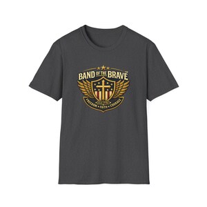 Patriotic Biker T-Shirt, American Flag & Cross, America 250, 1776 Freedom, 4th of July, Front Print Tee image 13