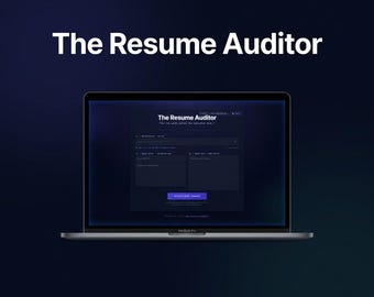 ATS Resume Checker, AI-Powered Audit Tool (Instant Download)