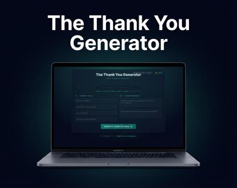 Post-Interview Thank You Email Generator, Follow-Up Writer, Professional Correspondence Tool, Career Etiquette Helper