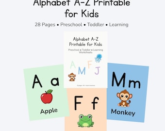 Alphabet A-Z Printable for Kids