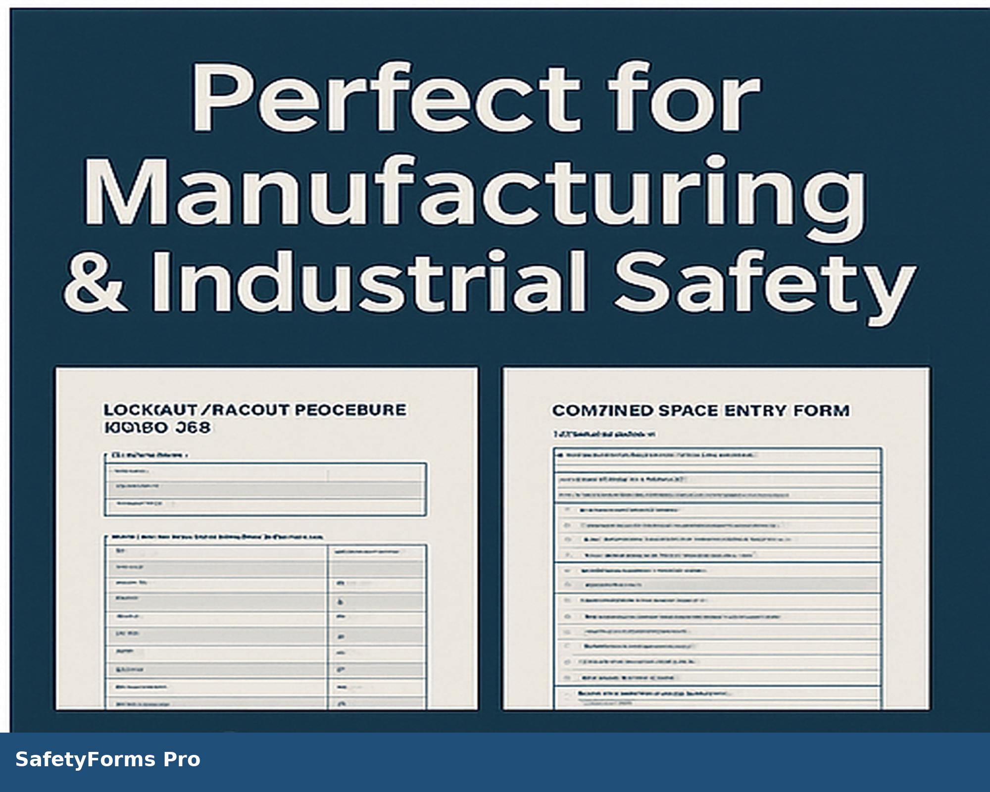 Safety Chain Forms Examples Workplace Safety Template Bundle • 37 Editable Forms, Checklists & Logs ...
