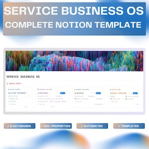 サービスビジネスOS - 完全なNotionテンプレート