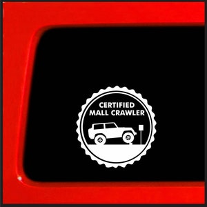 Connexion autocollant | Explorateur de centres commerciaux certifié | Sticker pour voiture, camion, fenêtre, ordinateur portable 4 x 4 pouces (blanc)