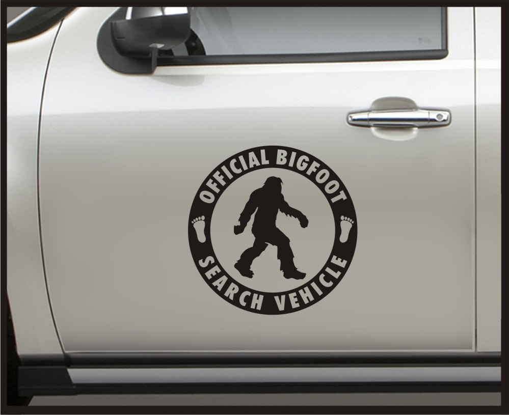 Official Bigfoot Search Vehicle Sticker Vinyl Decal Etsy