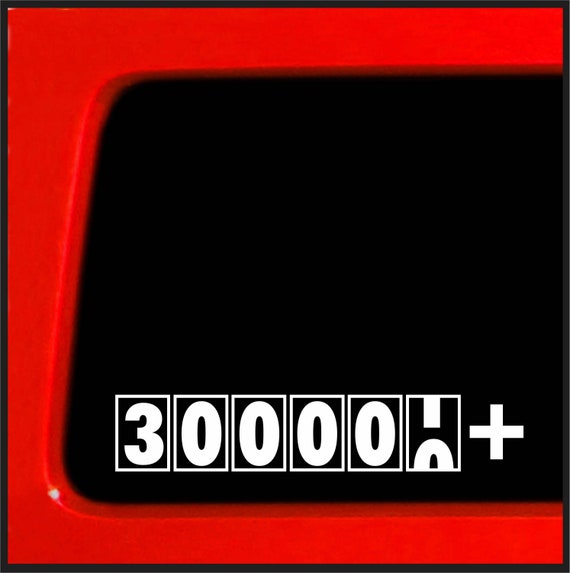 300000 Miles Sticker for Jeep 4x4 Funny Sticker for Car - Etsy