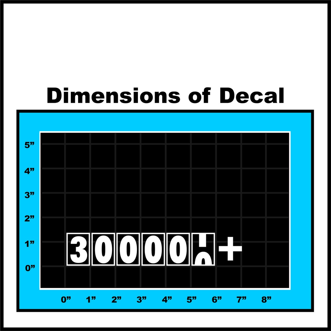 300,000 + Miles- Sticker for Jeep 4x4 Funny Sticker for Car, Truck ...