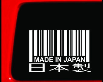 Wyprodukowano w Japonii - naklejka JDM winylowa na samochód ciężarowy laptop - 3,8"x6" - 53