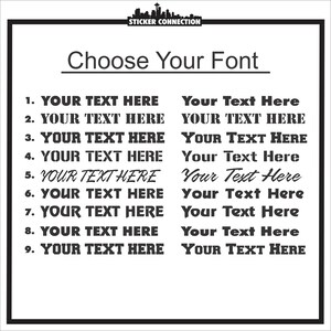 Sticker Connection | Custom Windshield Banner | Your Text Here - Select ...
