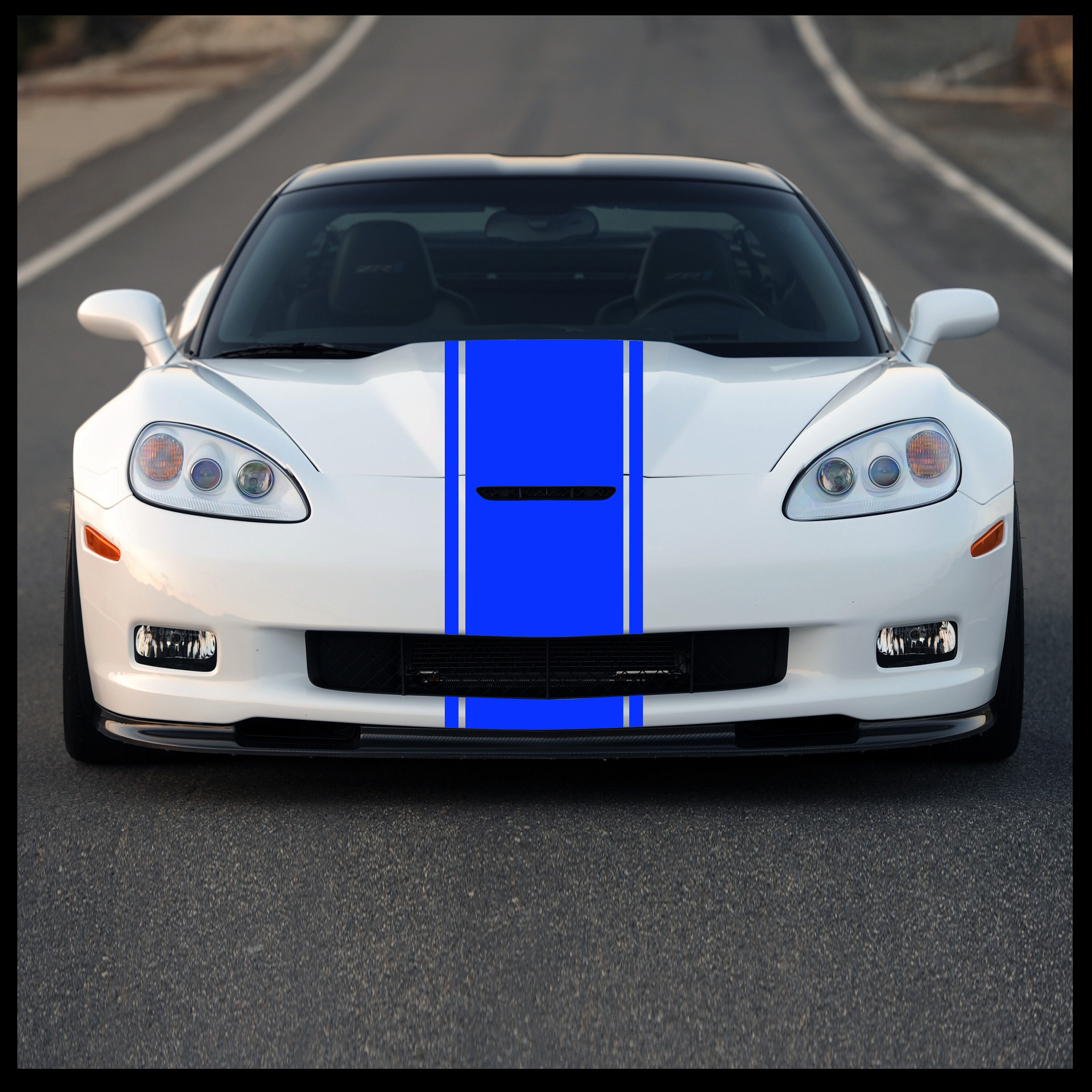 thumbnail image 2 of 8 X 72 Inch Racing Stripe Vinyl Decal Kit – 1/2 Sides For Cars, Trucks, RVs – Oracal 651 2 of 6
