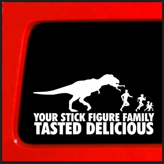T-Rex Nobody Cares About Your Stick Figure Family JDM
