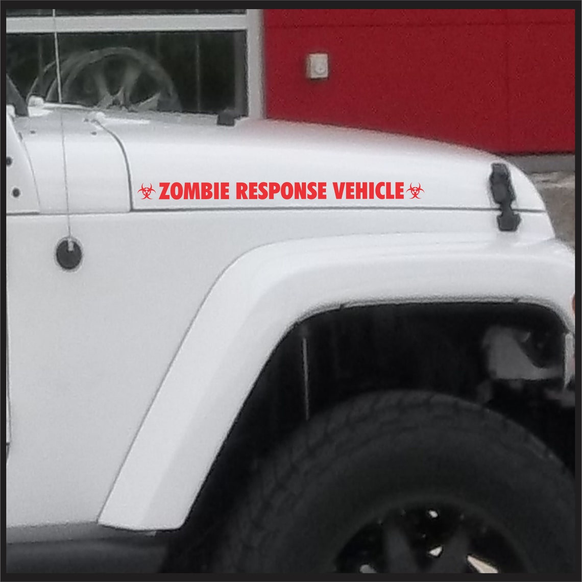Zombie Walking Scary Dead Vinyl Decal 12" Sticker - Foto 2