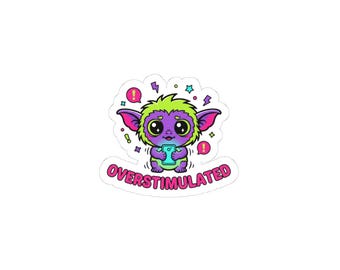 Sticker Gremlin surstimulé | Meme TDAH, Art de surcharge sensorielle