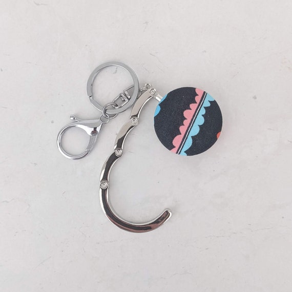 Handbag Hook Key Ring and Bag Charm Purse Hook Hanger Key Chain Bag Hook Folding Purse Hanger in Rainbow Etsy UK