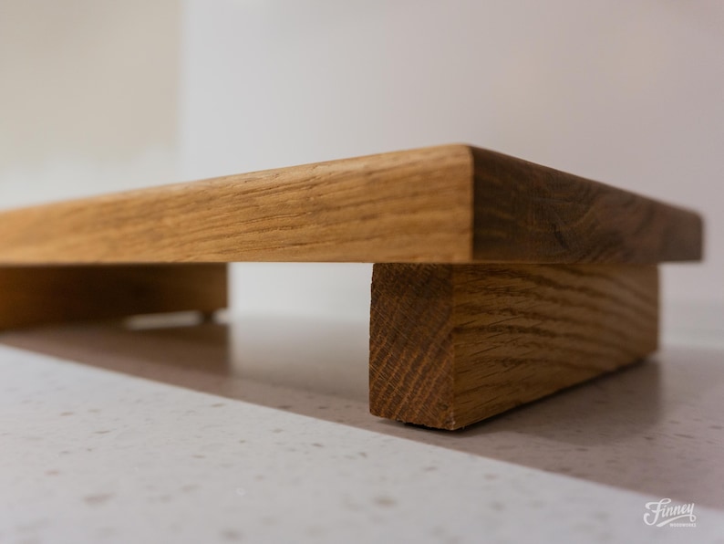 Sawyer Handmade Hardwood Countertop Riser Display Stand Kitchen Decor ...