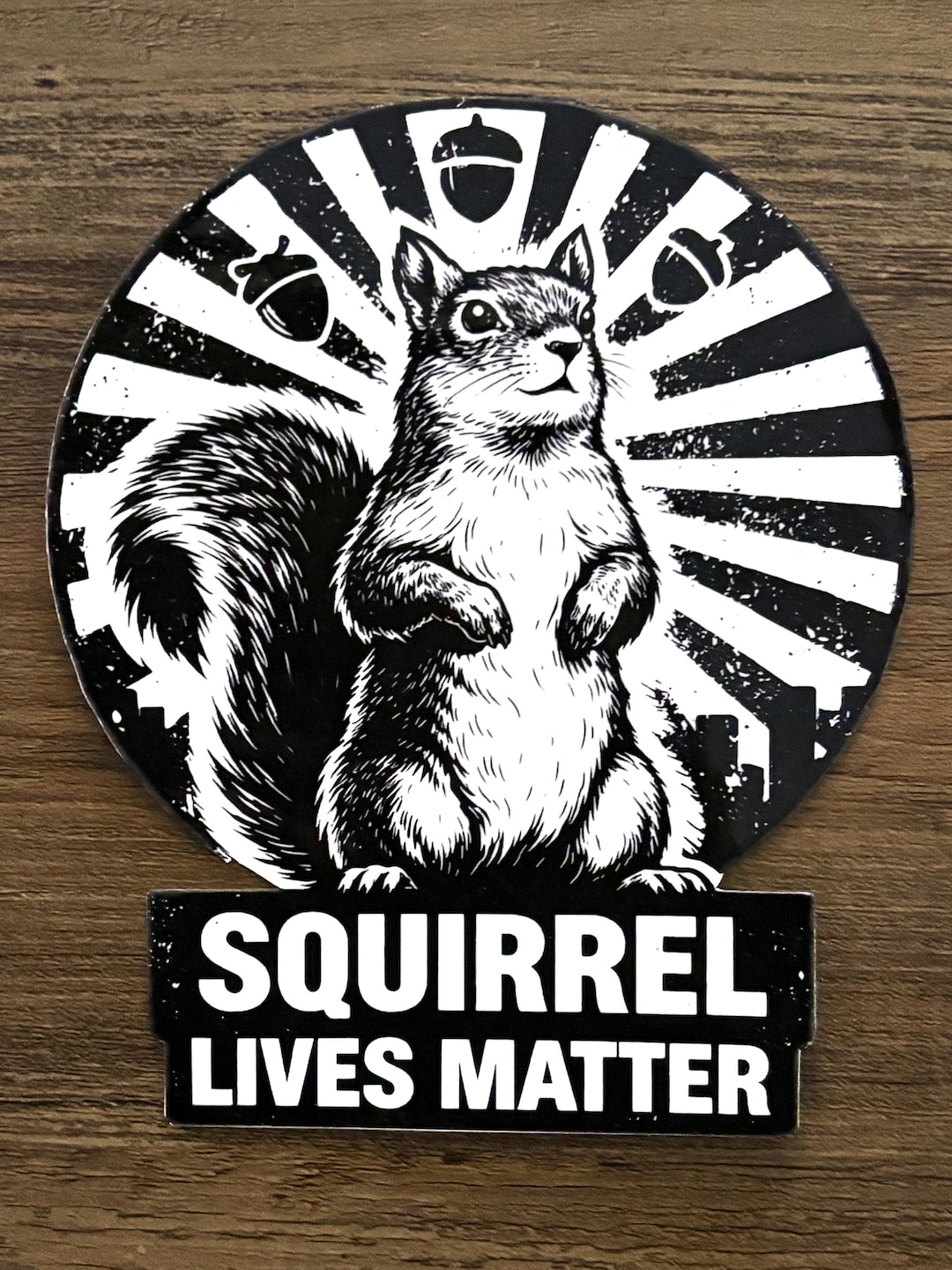 Squirrel Lives Matter Vinyl Sticker | Wildlife Advocate Decal - Etsy