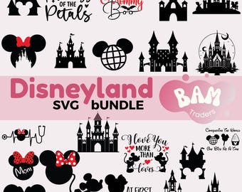 Paquete SVG de Mickey Mouse, cabeza en capas, camisetas de cumpleaños y diseños de tazas