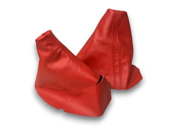 For Corvette C5 Automatic Transmission Shifter Torch Red Shift E-brake boot Cover(1997-2004)