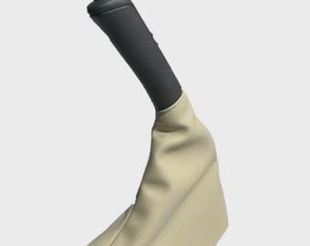 For Subaru Impreza 2008-2016 Ivory Tan Synthetic Leather Handbrake Boot Cover - Original Factory Color