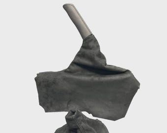 Schaltmanschette & Handbremsmanschette für Subaru BRZ Scion FRS, Toyota Gt86 2013-2020, Echtes Wildleder, Schwarz