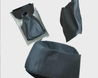 Für Subaru IMPREZA 2008-2016 PU-Leder Konsole Armlehne Shift E-Brake Cover