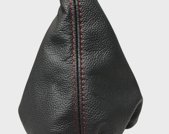 Funda de palanca de cambios personalizada de cuero genuino para VW Golf Jetta GTi GLi R32 MK5 2006-2010
