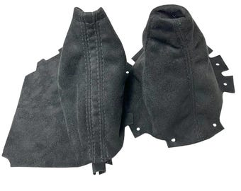 2008- 2014 Subaru Impreza WRX Black Suede Shift & Parking Brake Boot Cove