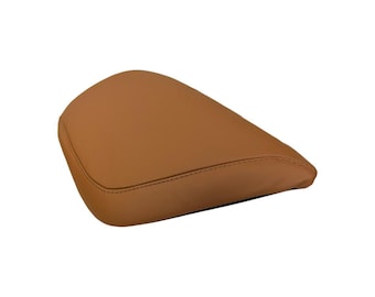 Kalahari Brown Genuine Leather Slip On Over Console Armrest Cover For C7 2014 - 2019 (The Lid is not included)