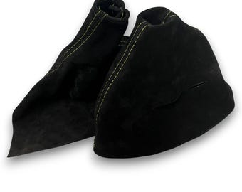 For Corvette C6 Automatic Transmission Custom Stitch Suede shift E-brake Boot(2005-2013)